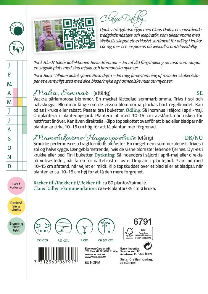 Malva, Sommar-
