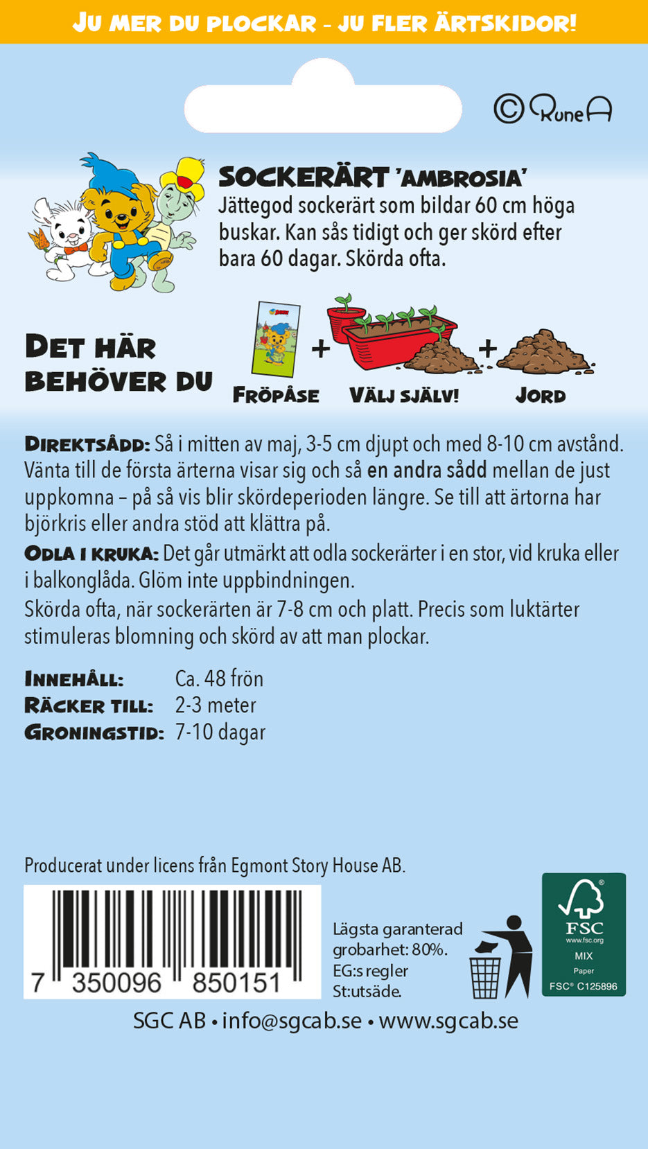 Sockerärt