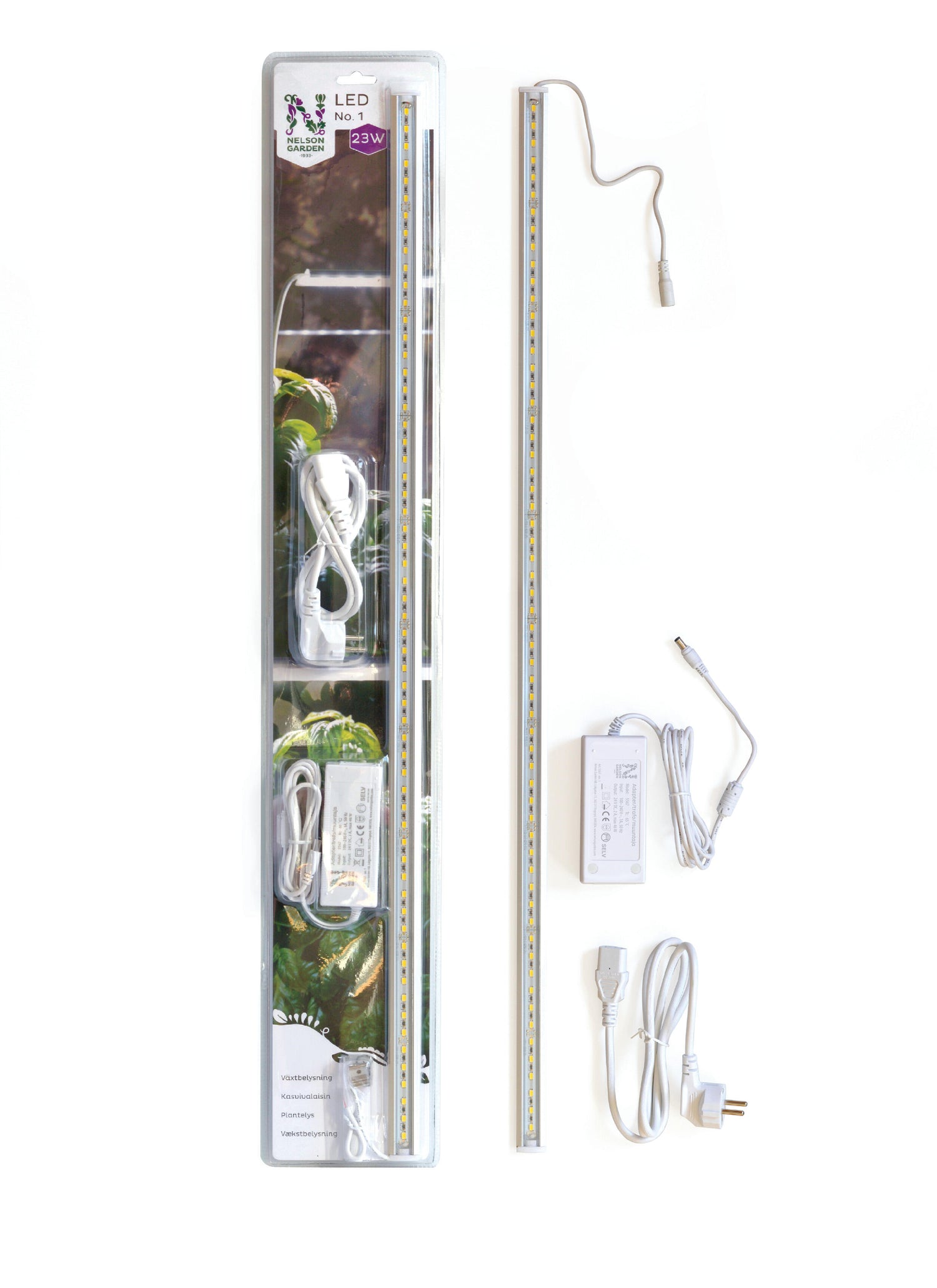 Växtbelysning LED med adapter