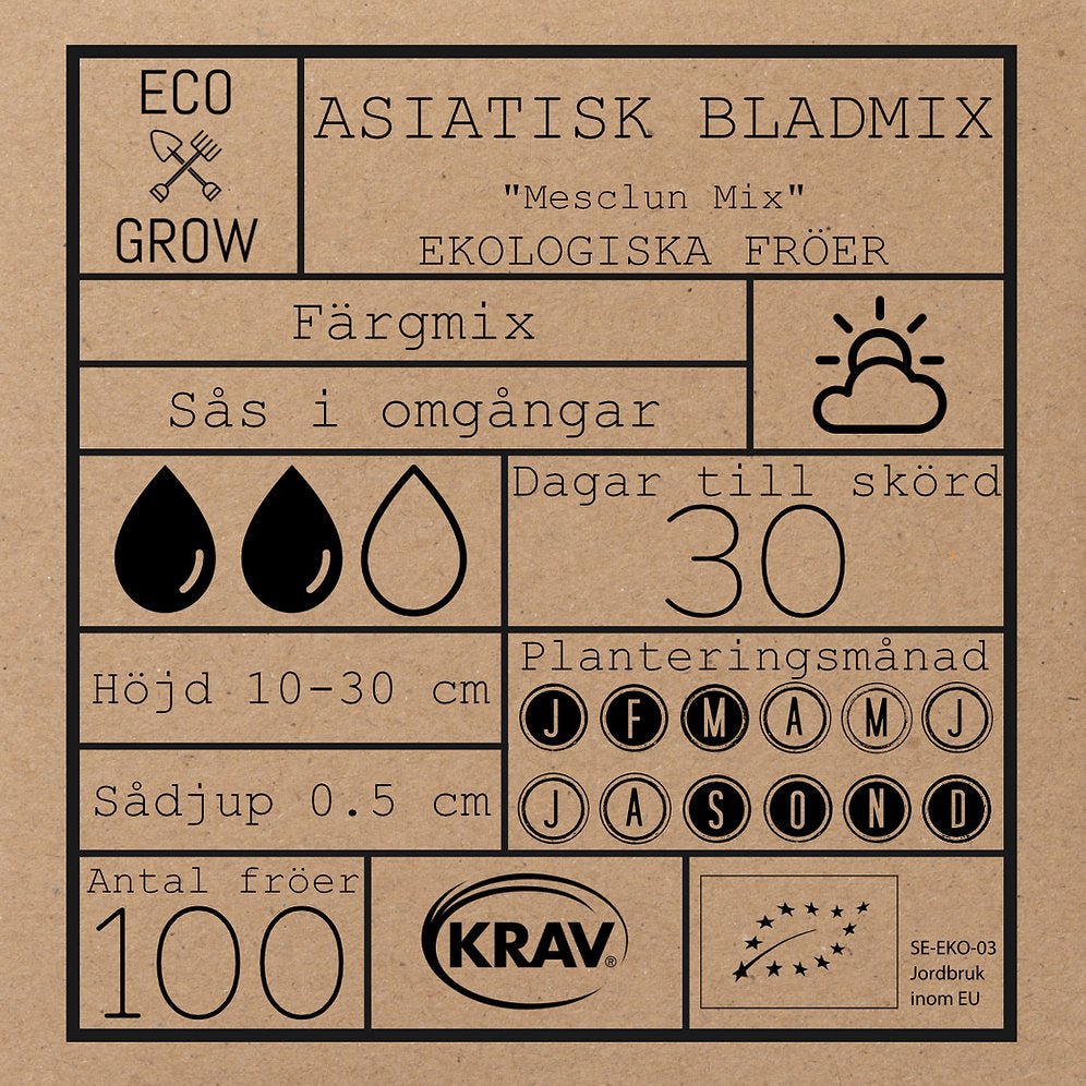 Asiatisk bladmix