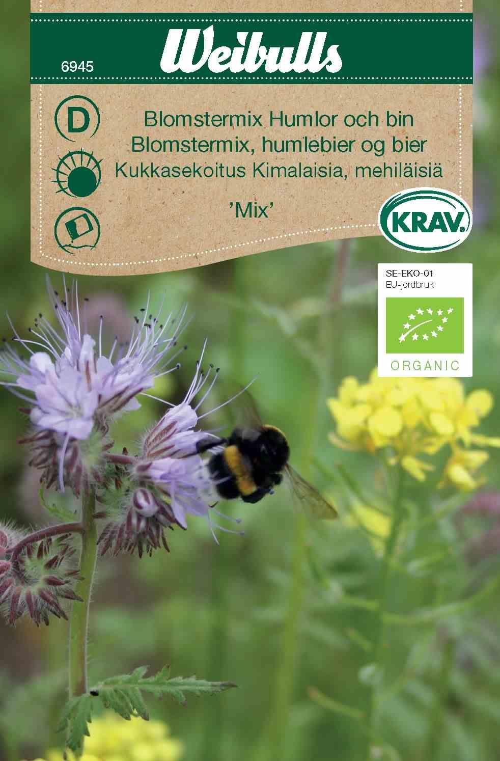 Blomster KRAV Humlor&Bin