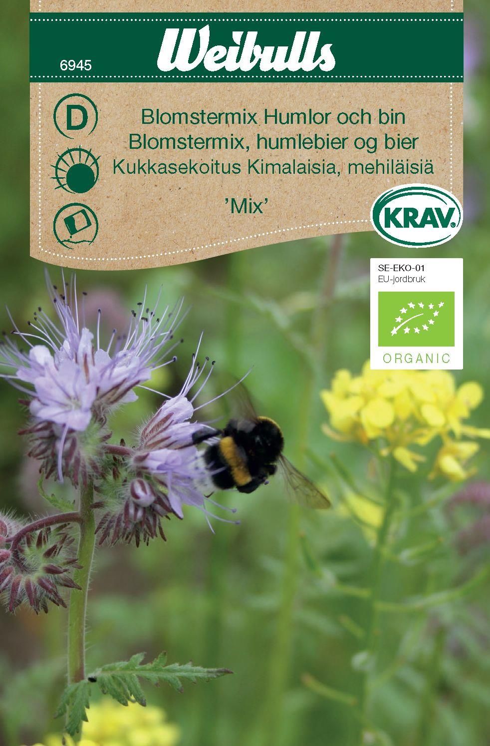 Blomster KRAV Humlor&Bin
