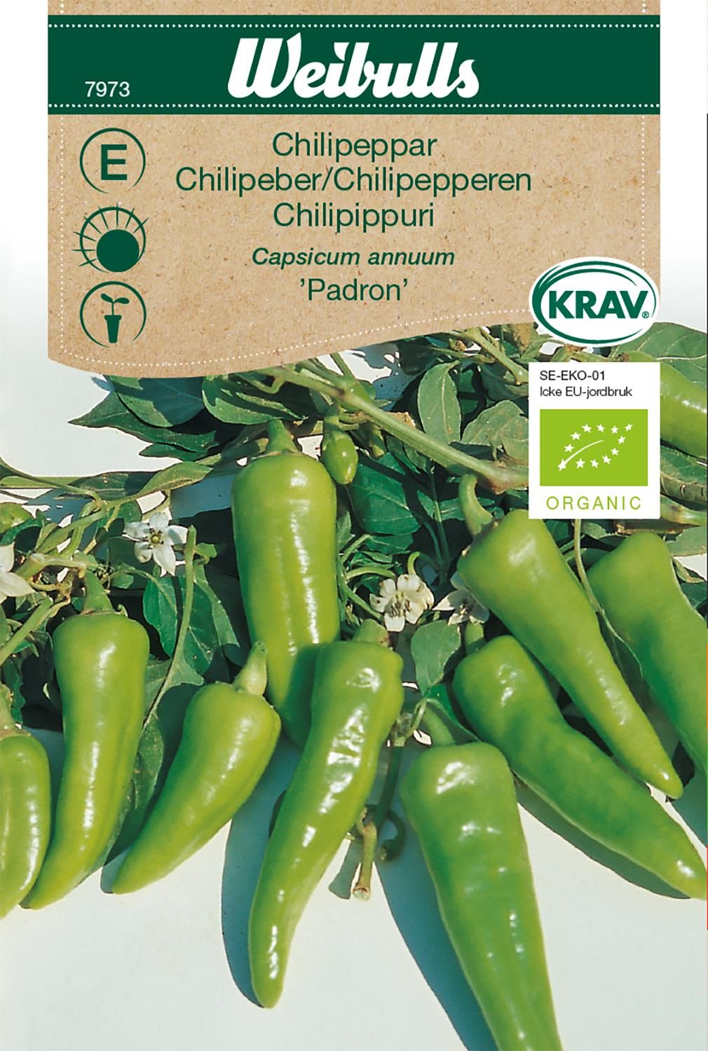 Chilipeppar KRAV