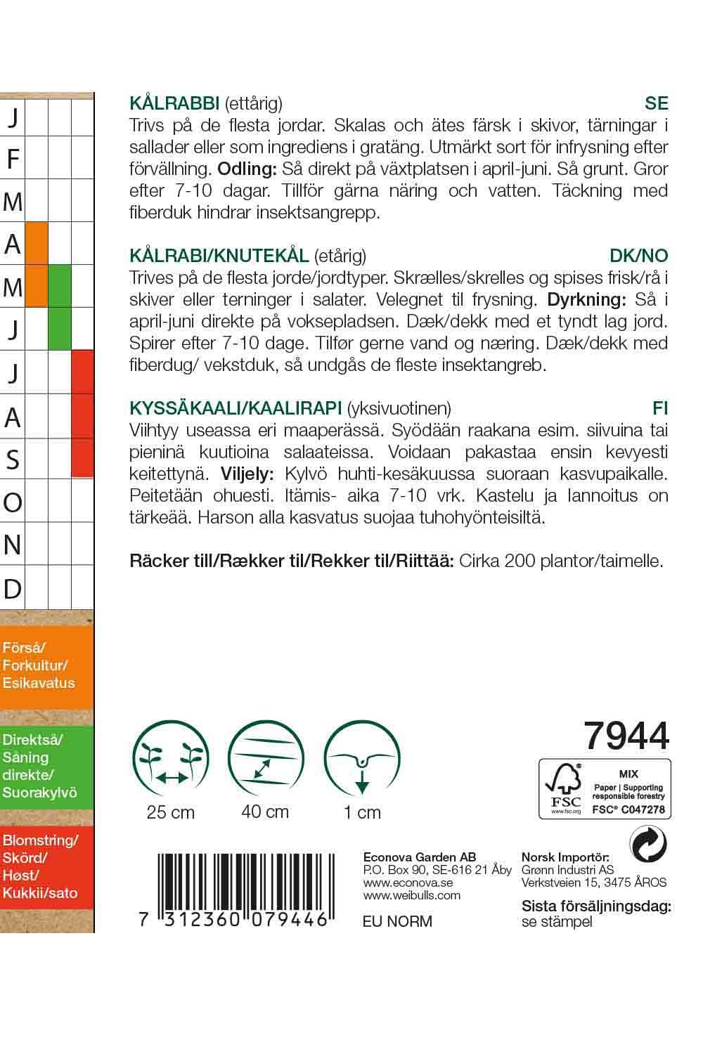 Kålrabbi KRAV lila