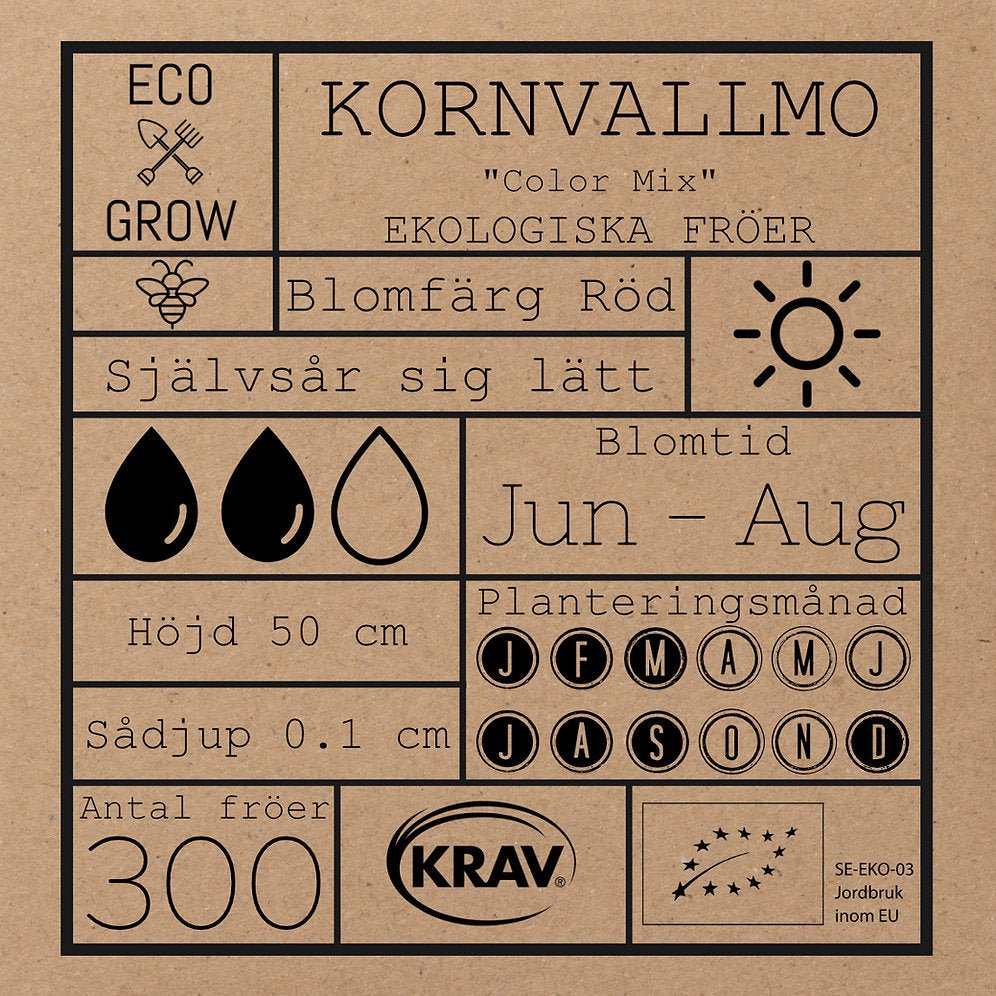 Kornvallmo mix