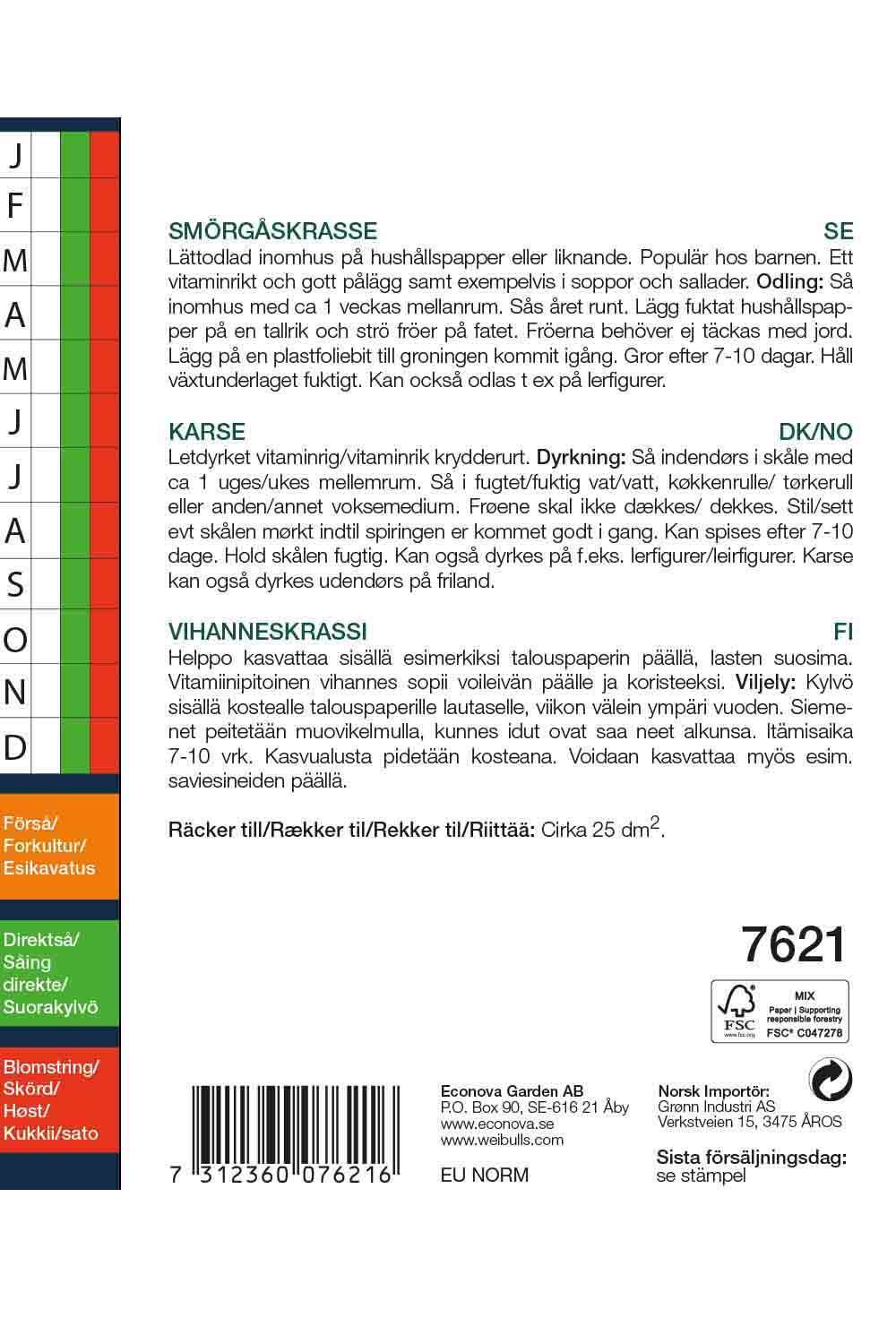 Krasse, smörgås storport