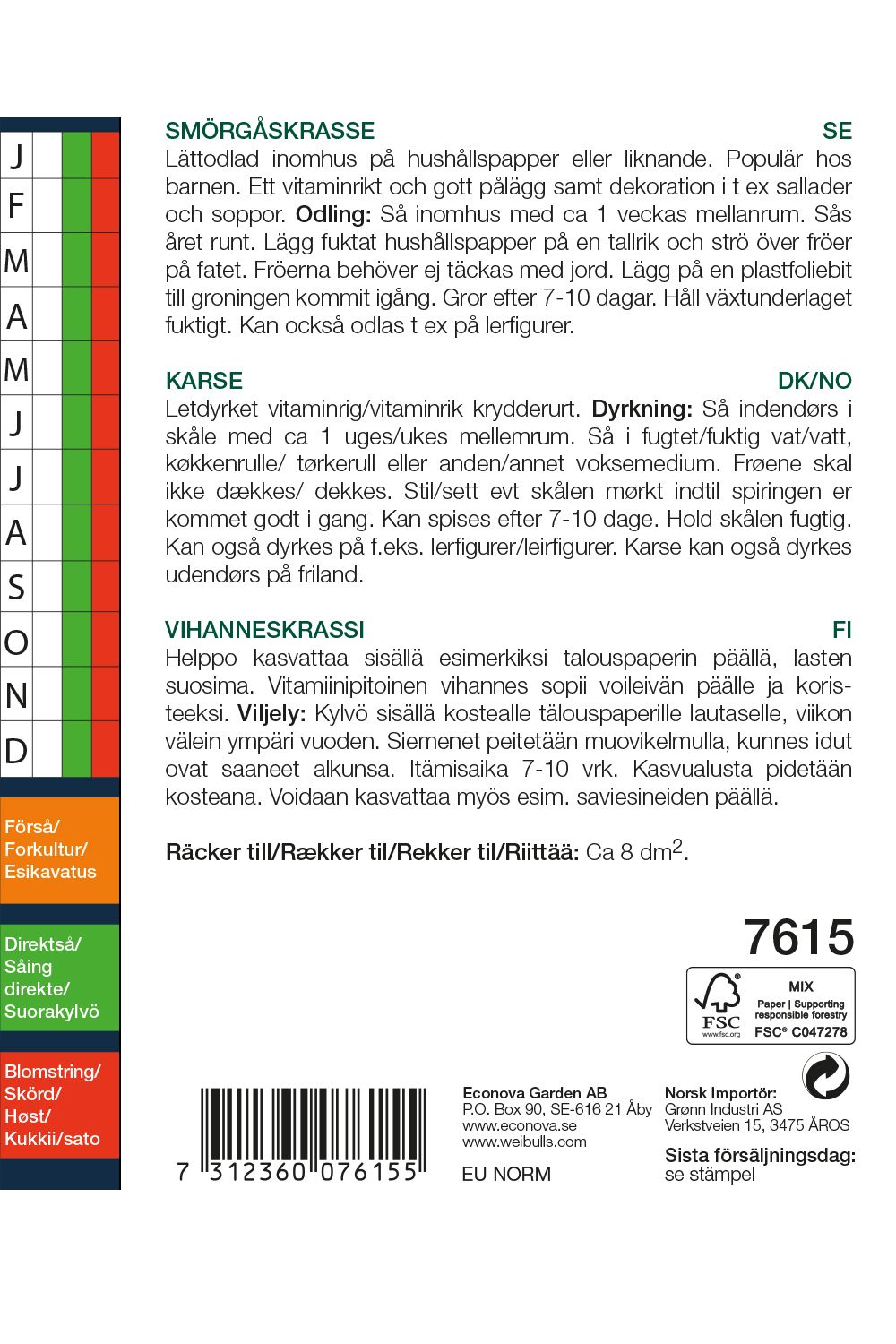 Krasse, smörgåskrasse