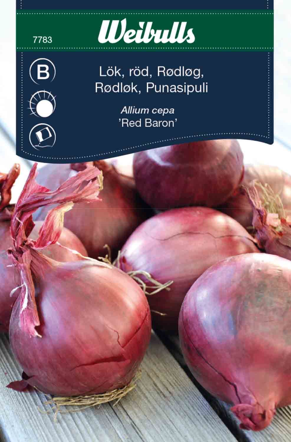 Lök, röd