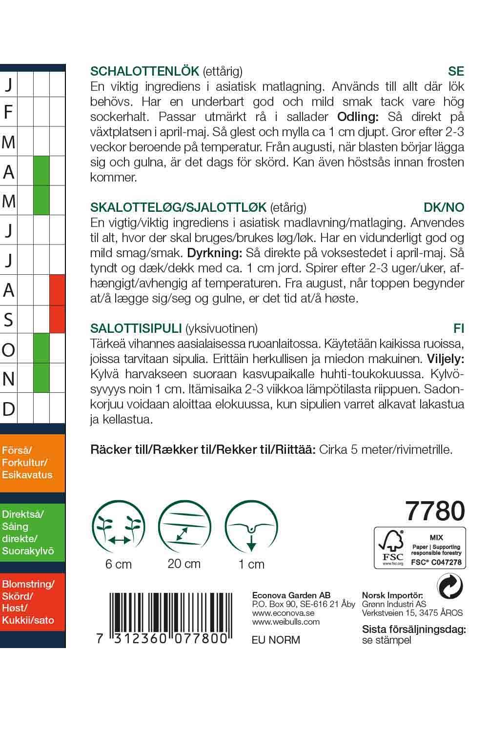 Lök, schalotten, röd oriental