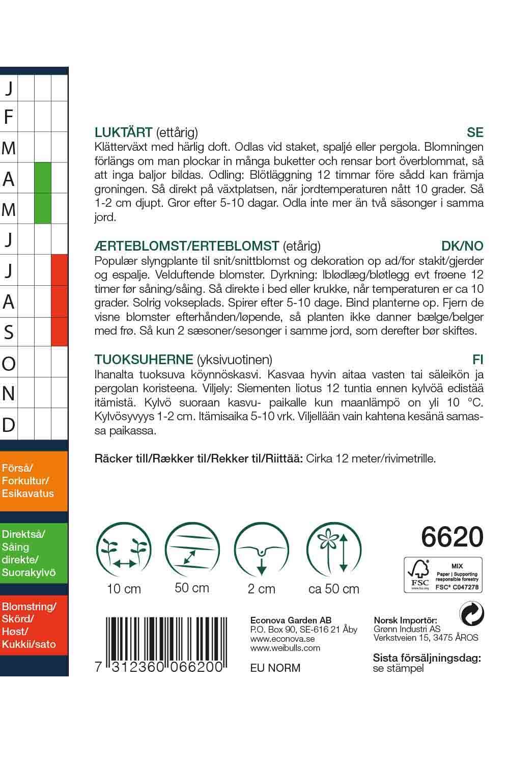 Luktärt bland storport