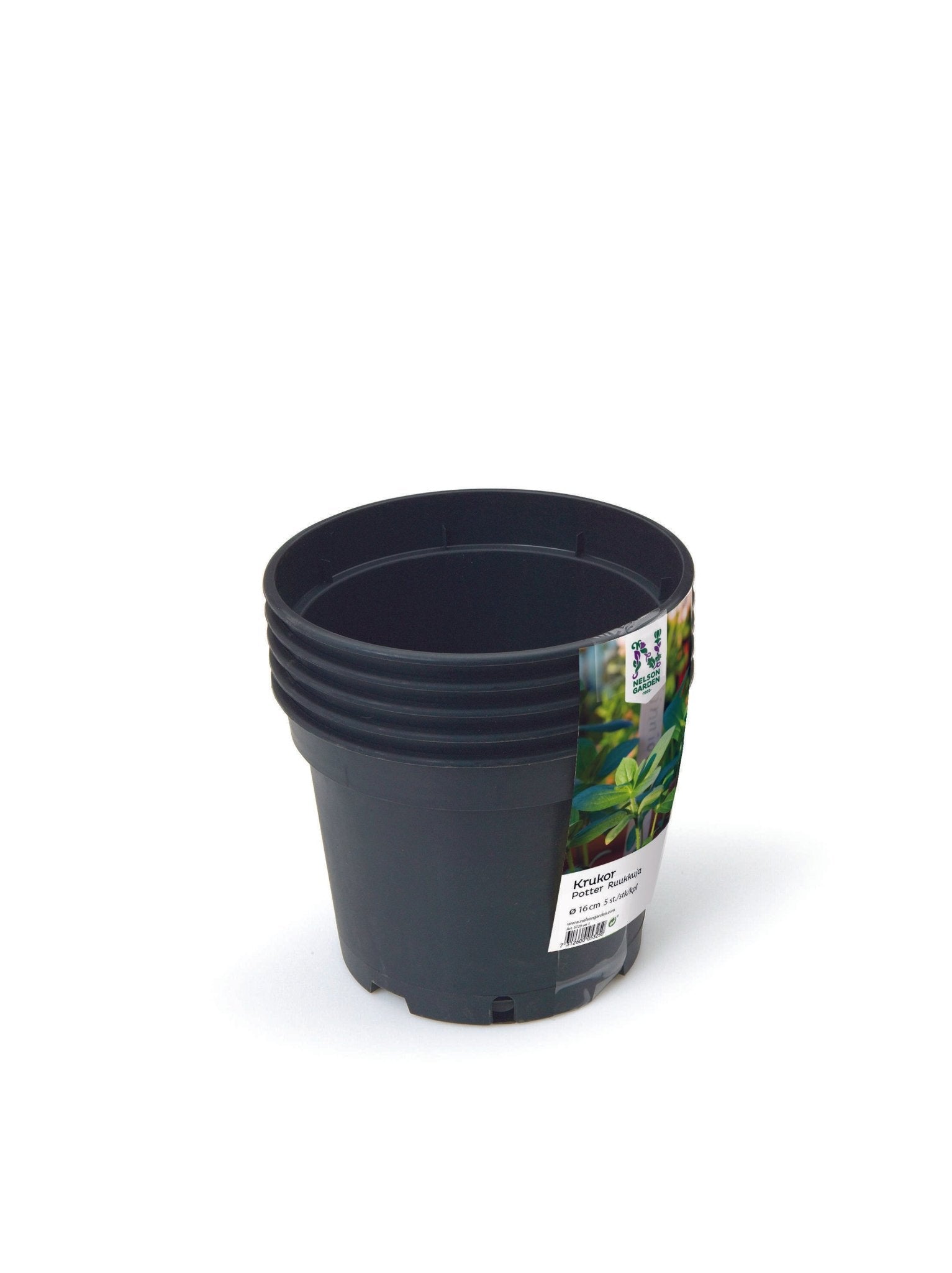 Plastkruka, rund