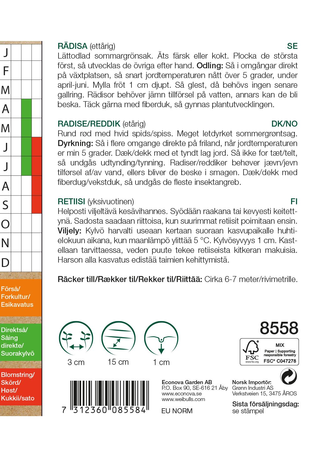 Rädisa KRAV