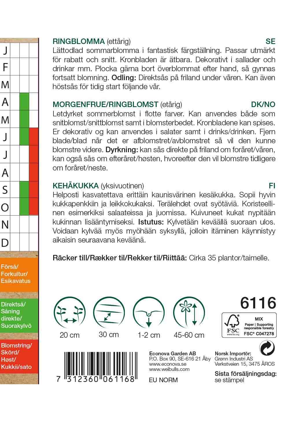 Ringblomma KRAV
