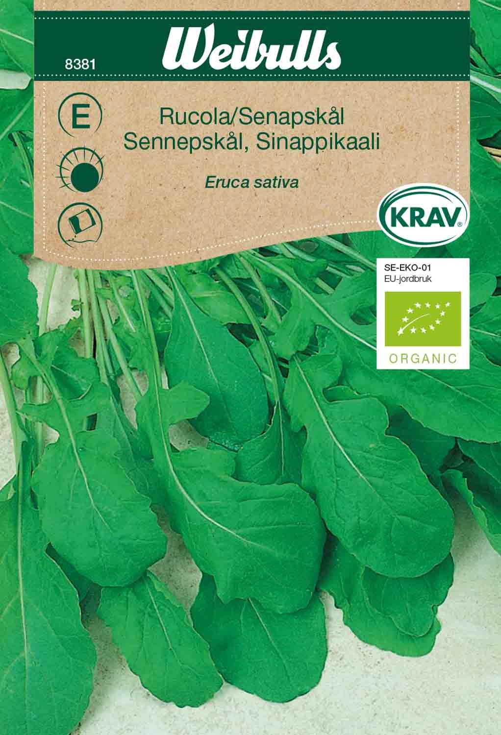 Rucola/senapskål KRAV