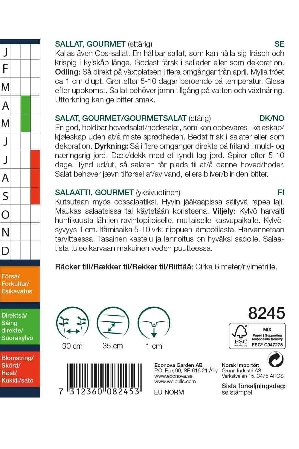 Sallat, gourmet