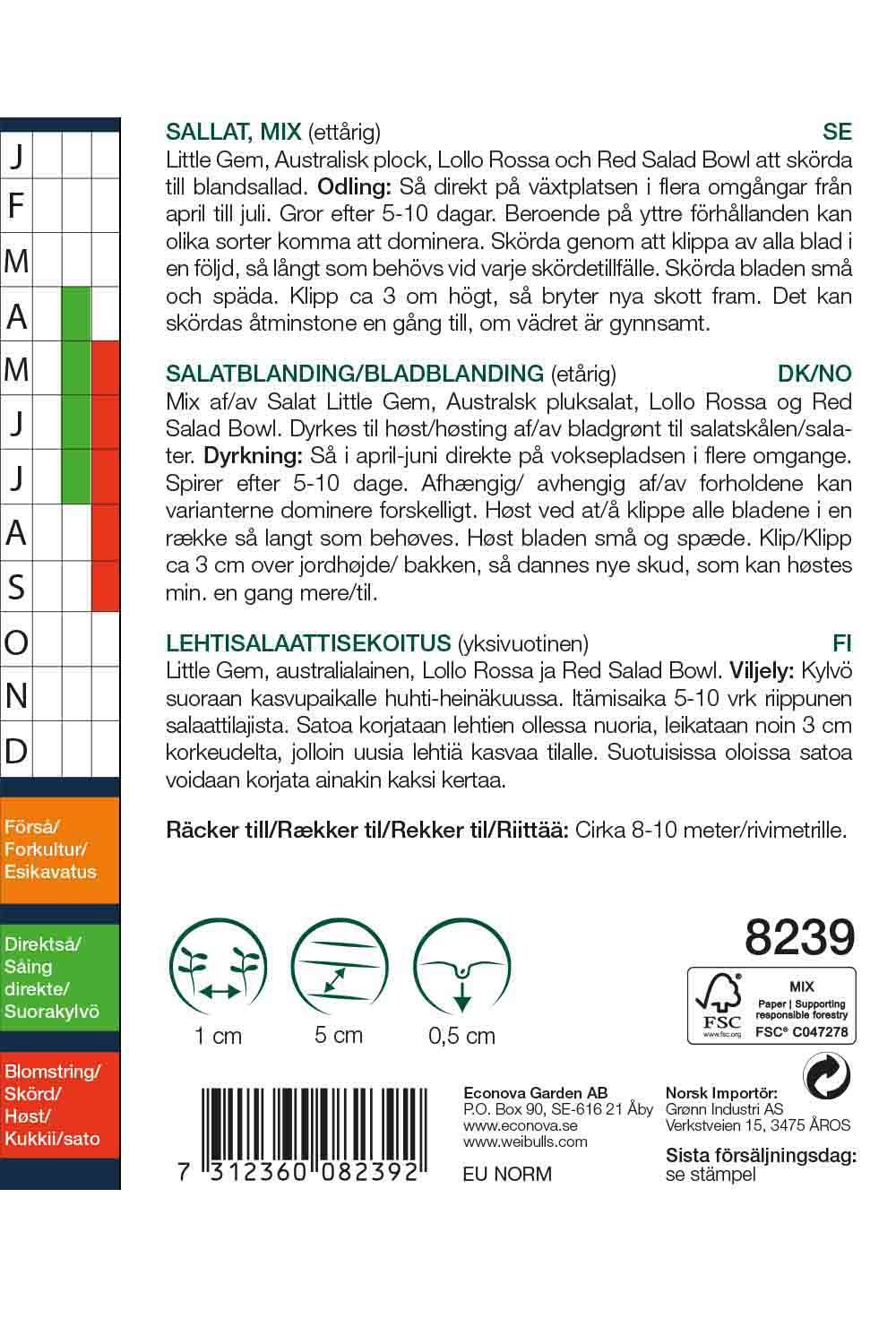 Sallat, mix