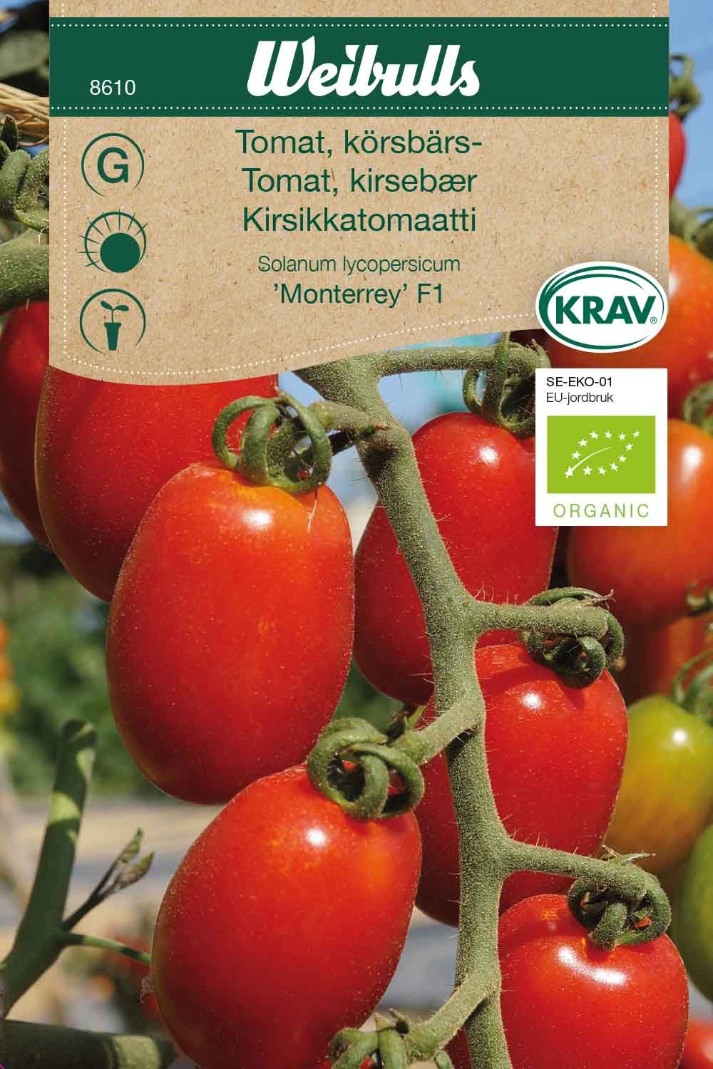 Tomat,körsbär KRAV Mont. Monterrey F1
