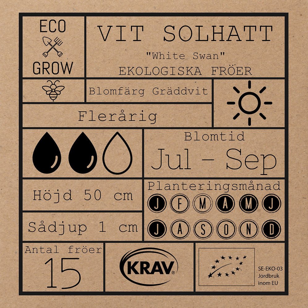 Vit solhatt