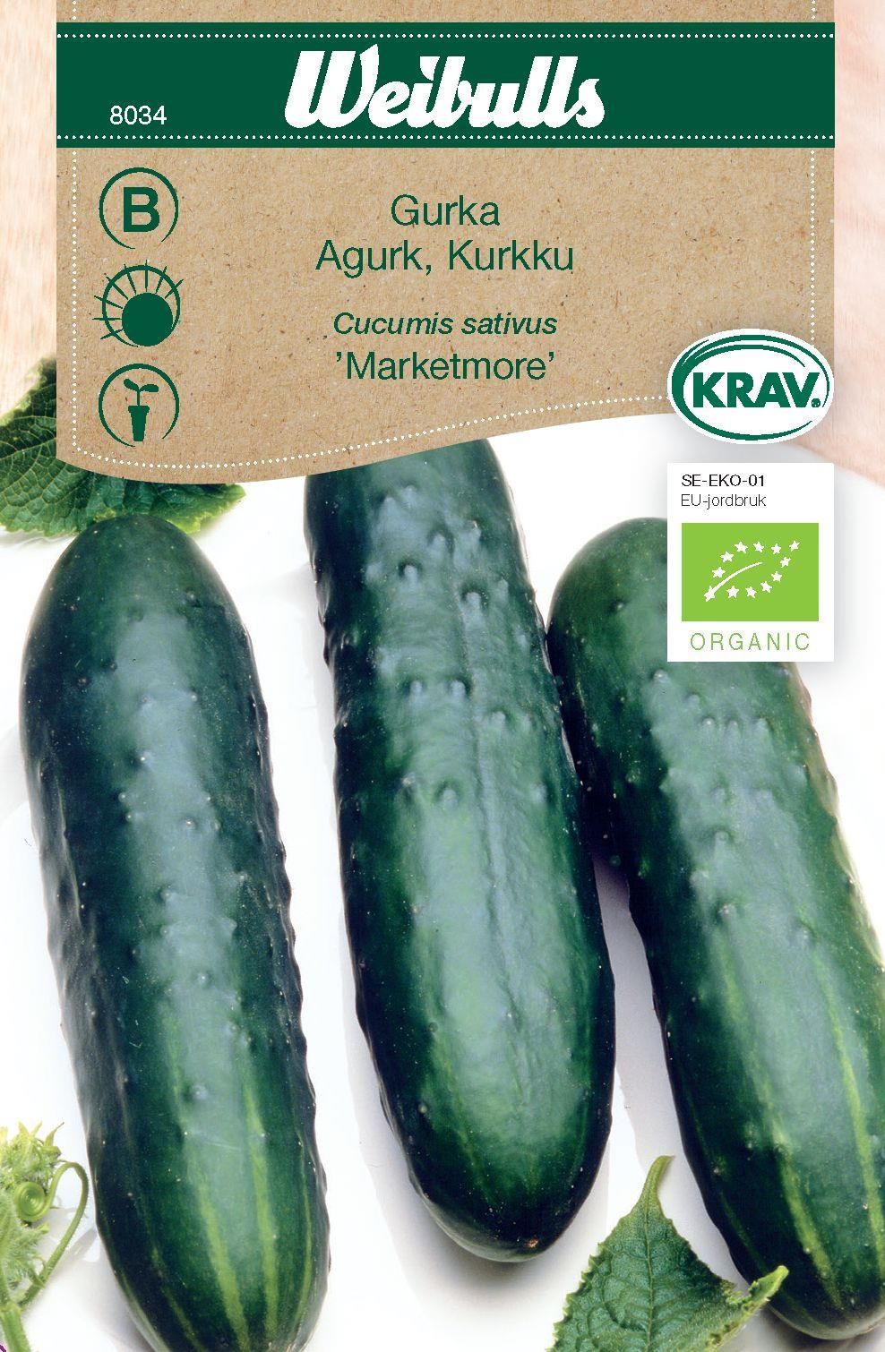 Gurka, KRAV ORGANIC SEED