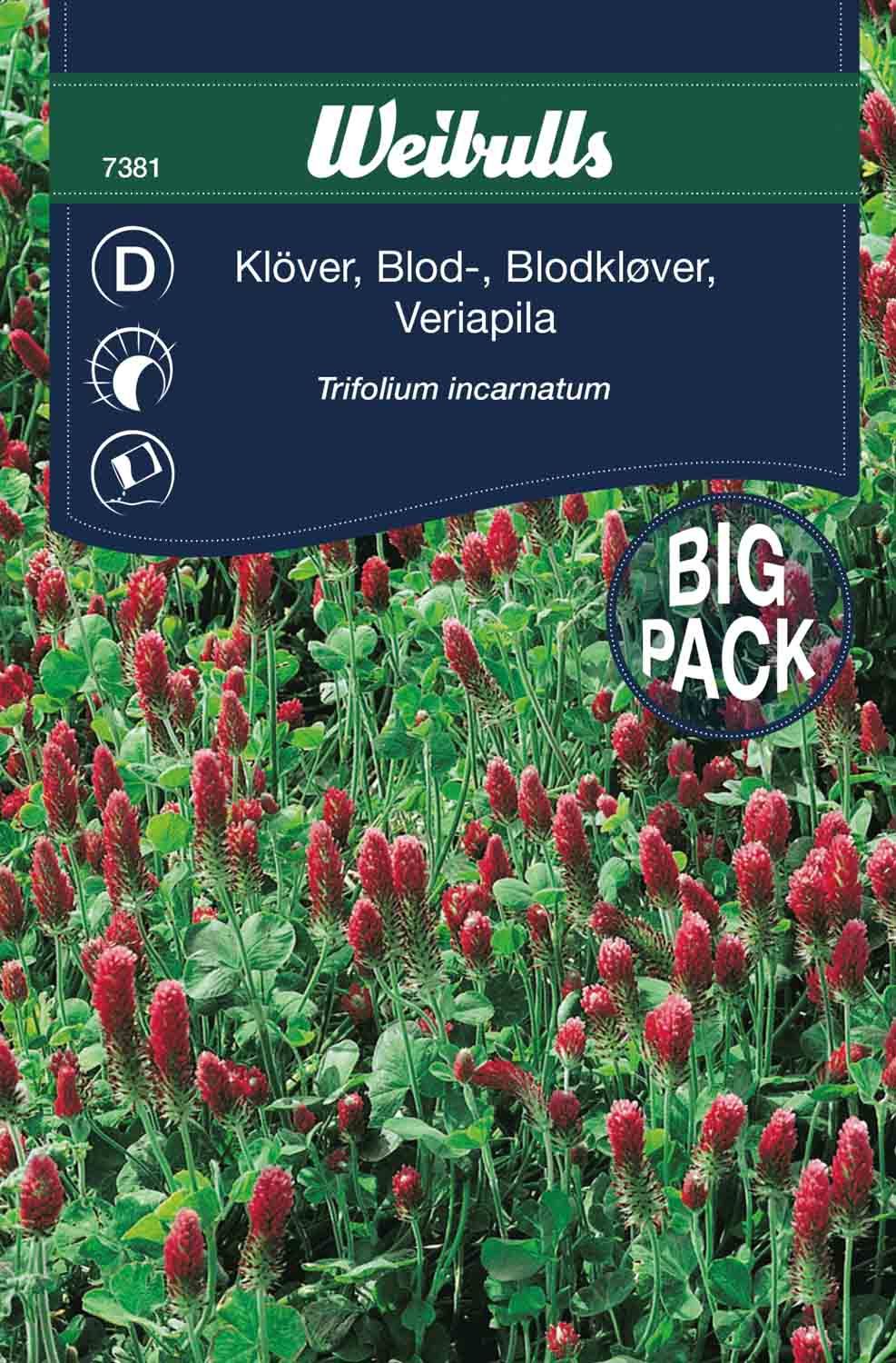 Klöver, blod storportion