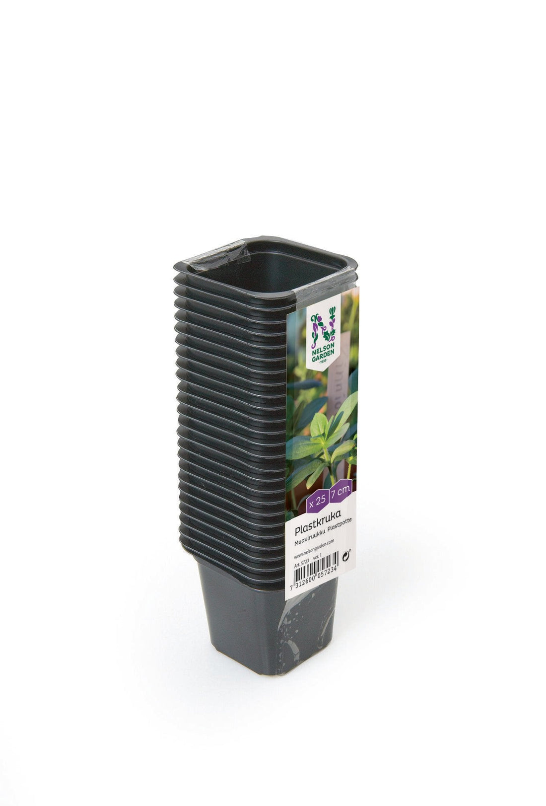 Plastkruka, fyrkantig